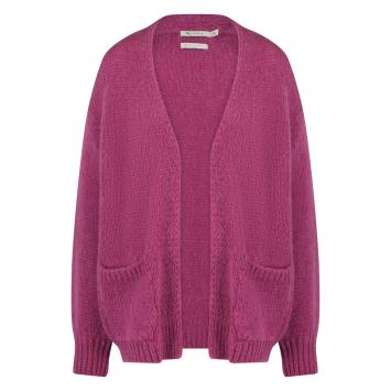 NUKUS Vest Lotte Cardigan Magenta Roze