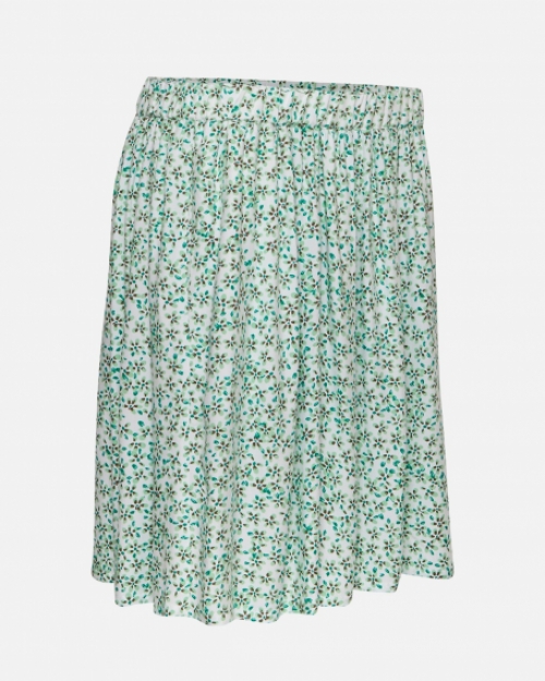 Rok MOSS Copenhagen Inaya Leia Skirt AOP J Green Flower