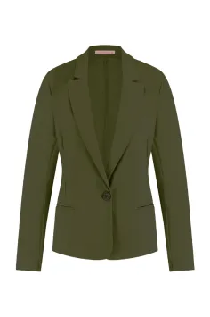 Studio Anneloes Travel-Kwaliteit Blazer Emily Blazer Army