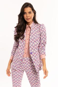 Studio Anneloes Blazer Felien Chain Lila Blush Print