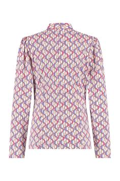 Studio Anneloes Blazer Felien Chain Lila Blush Print