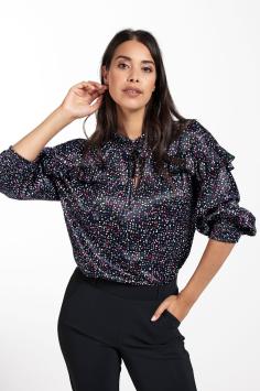 Studio Anneloes Marly Black Deep Green Magenta Wit