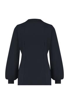 Travel Blouse Studio Anneloes Travel-Kwaliteit Moon Blouse Dark Blue Donker Blauw
