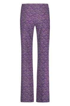 Studio Anneloes Travel Broek Marilon Chain Trousers Plum Cappuccino