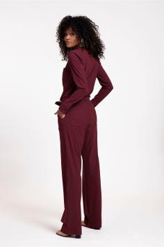Studio Anneloes Travel Jumpsuit Angel LS Jumpsuit Bordo Bordeaux Burgundy