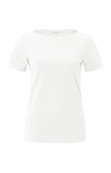 YAYA T-shirt Boothals en Korte Mouwen - Star White