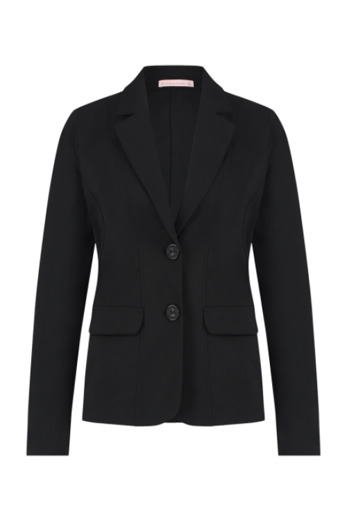 Travel Blazer Studio Anneloes Clean Blazer Black Zwart