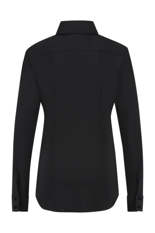 Travel Blouse Studio Anneloes Travel-Kwaliteit Moon Blouse Black Zwart