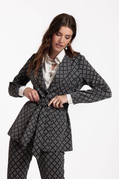 Studio Anneloes Travel Blazer Yada Clover Punto Blazer Bronze Black