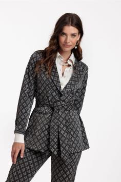Studio Anneloes Travel Blazer Yada Clover Punto Blazer Bronze Black