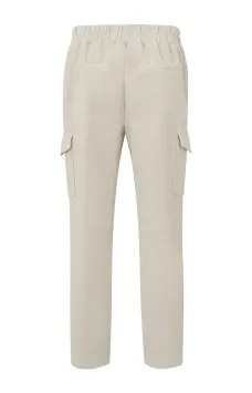 YAYA Jersey Cargo Broek Pumice Stone Sand